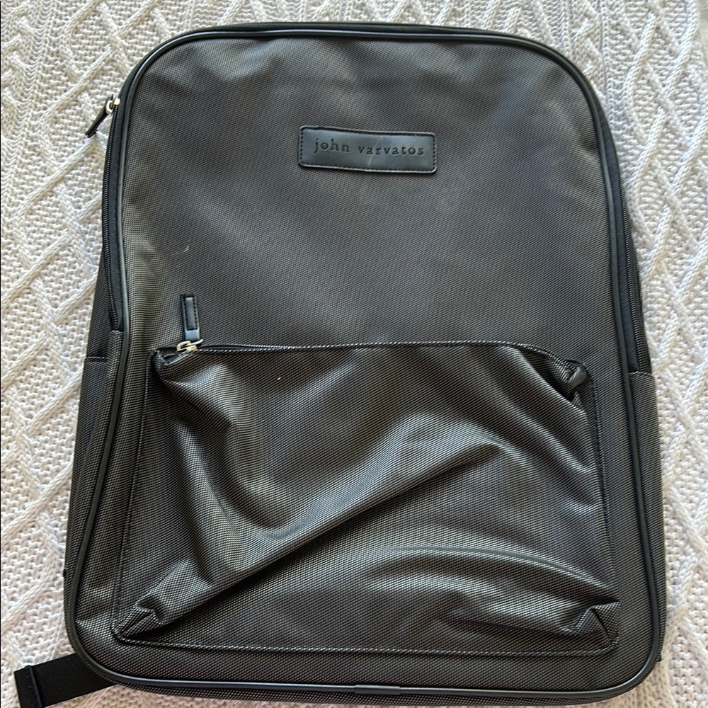 John Varvatos Charcoal Gray Men's Backpack